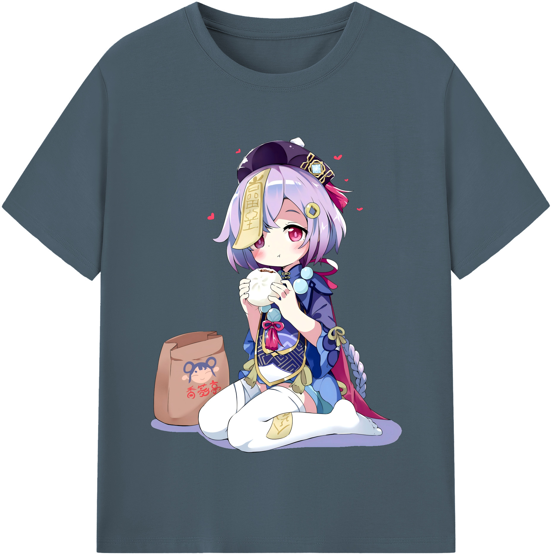 げんし神 七七 なな  genshin Nana 綿100％半袖Tシャツ（フロントプリント）
